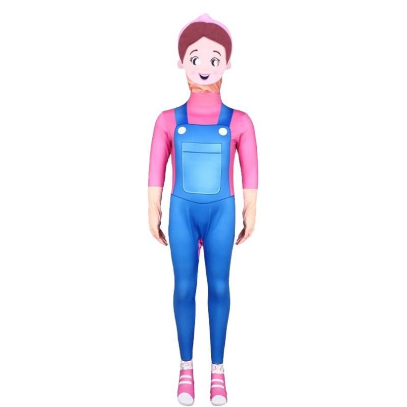 Cosplay Character Costume Jumpsuits Halloween Stage Gift Performance
