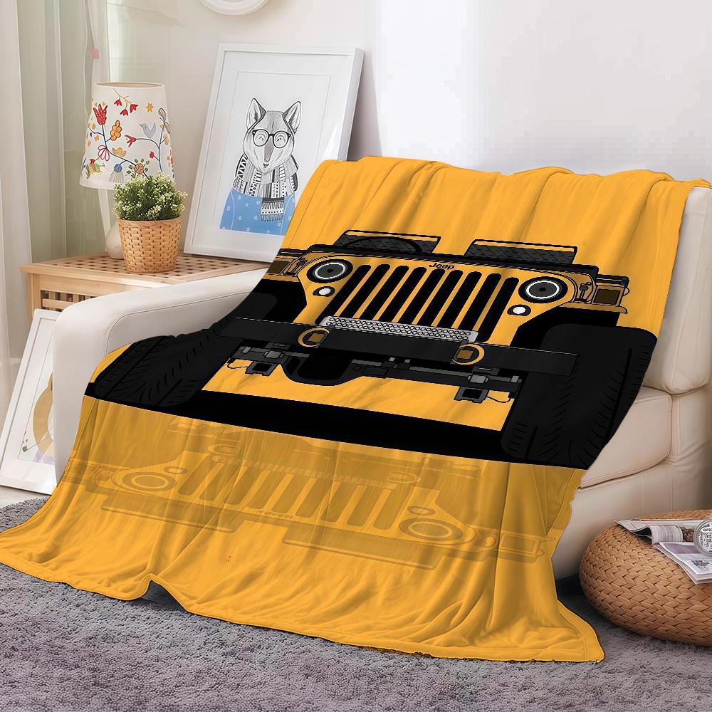 

Бренд автомобиля J-Jeep Теплое и мягкое одеяло Подходит для спальни, гостиной, дивана-кровати, офиса, путешествий, кемпинга 30x40in