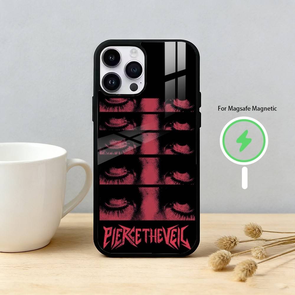 P-pierce the veil band Phone Case For iPhone 17/16/15/14/13/12/Plus/Pro/Max for Magnetic Wireless Charging