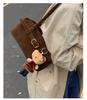 Women's Luxury Suede Shoulder Bag - Retro Matte Design, French-Inspired Baguette for Autumn/Winter