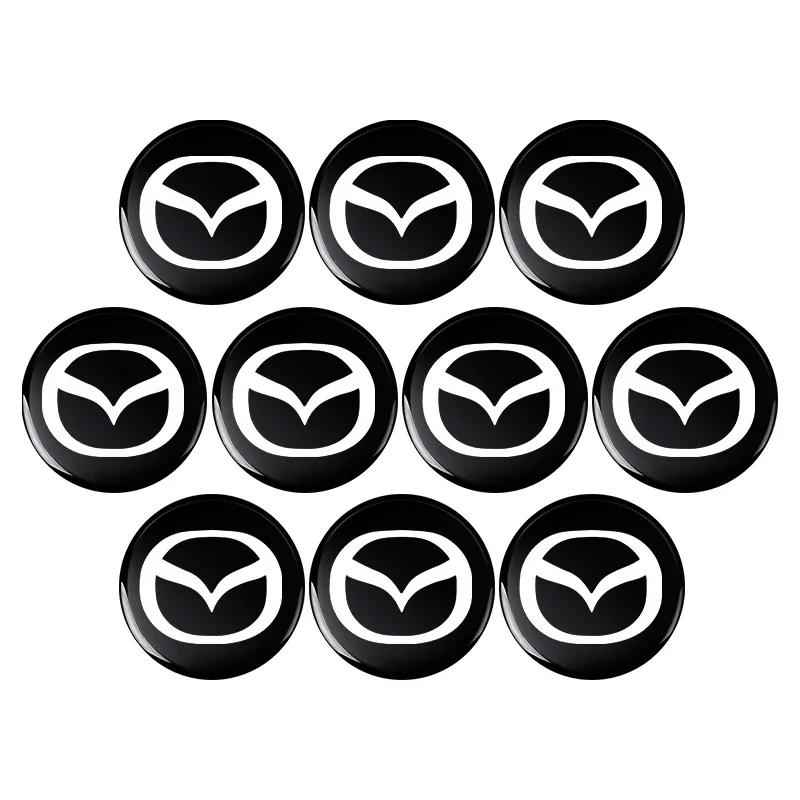 Car Remote Key Sticker Aluminum Emblem Decoration Decal for Mazda Axela CX5 CX6 CX-4 Mazda 6 Ms M3 M5 M6 MX3 GH GG CX-7 MX5 RX8