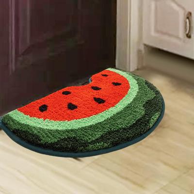 Bathroom Floor Mat Cartoon Decor Washable Decorative Super Absorbent Entrance Bath for Kids