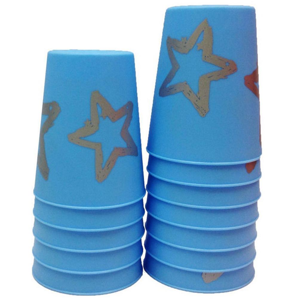 12pcs Speed-Stacks Mini Stacking Cup Multi-color Speed Stacking Cup Educational Toys For Kindergarten Children