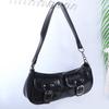 New Design Y2k Shoulder Bags Harajuku Spicy Girls Handbag Vintage Buckle Armpit Bag  Women