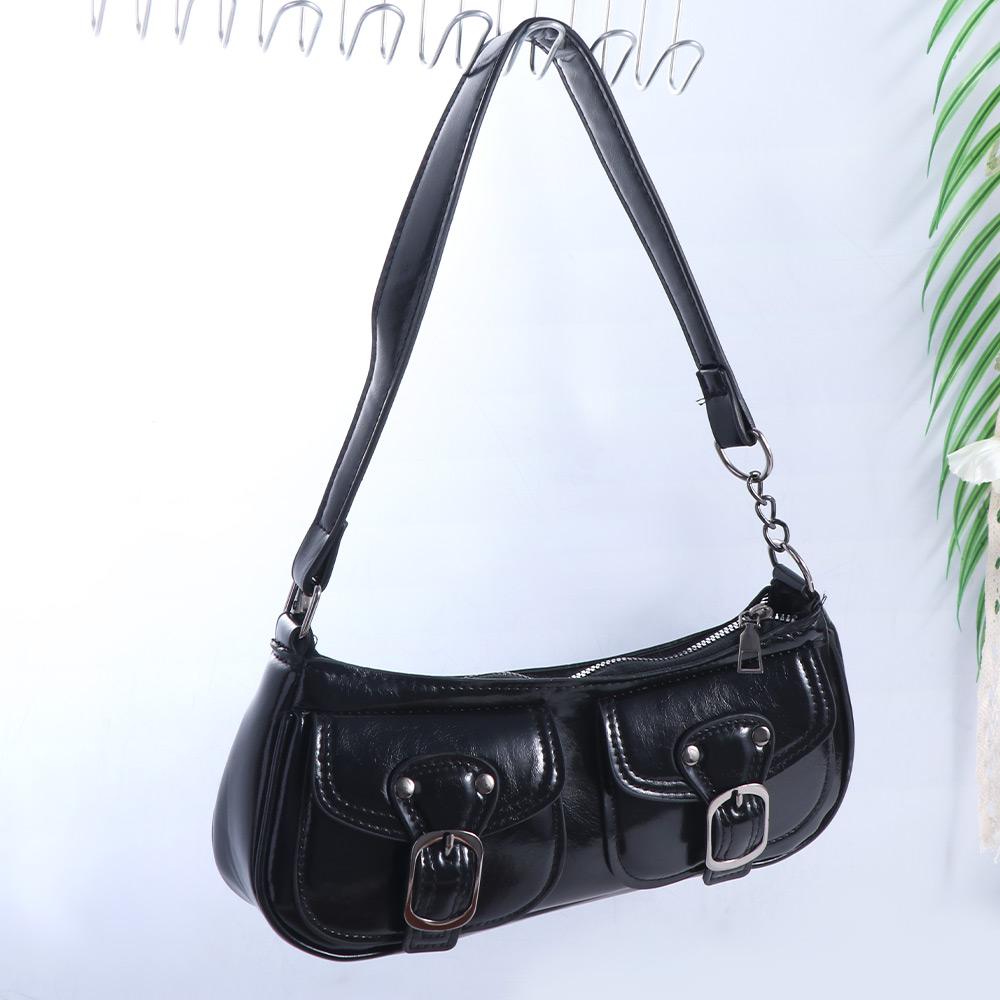 New Design Y2k Shoulder Bags Harajuku Spicy Girls Handbag Vintage Buckle Armpit Bag Women