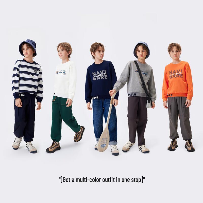 Navigare Boys' Chassy Portrait Long-Sleeve T-Shirt