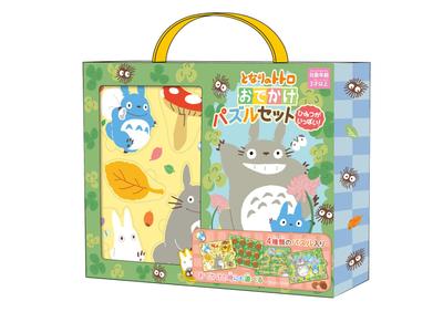 ENSKY My Neighbor Totoro Full of Secrets! Ghibli Outing Puzzle Set with 4 Puzzles