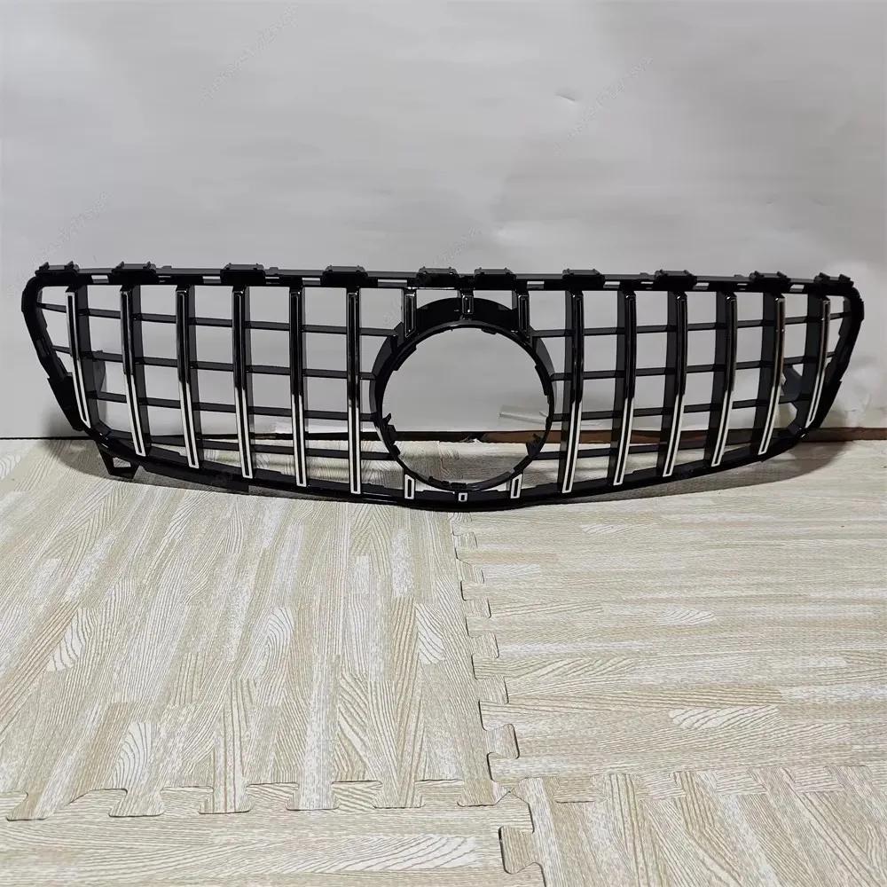 

GT Style Front Grille Bumper Grill For Mercedes Benz W176 A160 A180 A200 A220 A250 A45 AMG Facelift 2016-2018 Gloss Black Tuning
