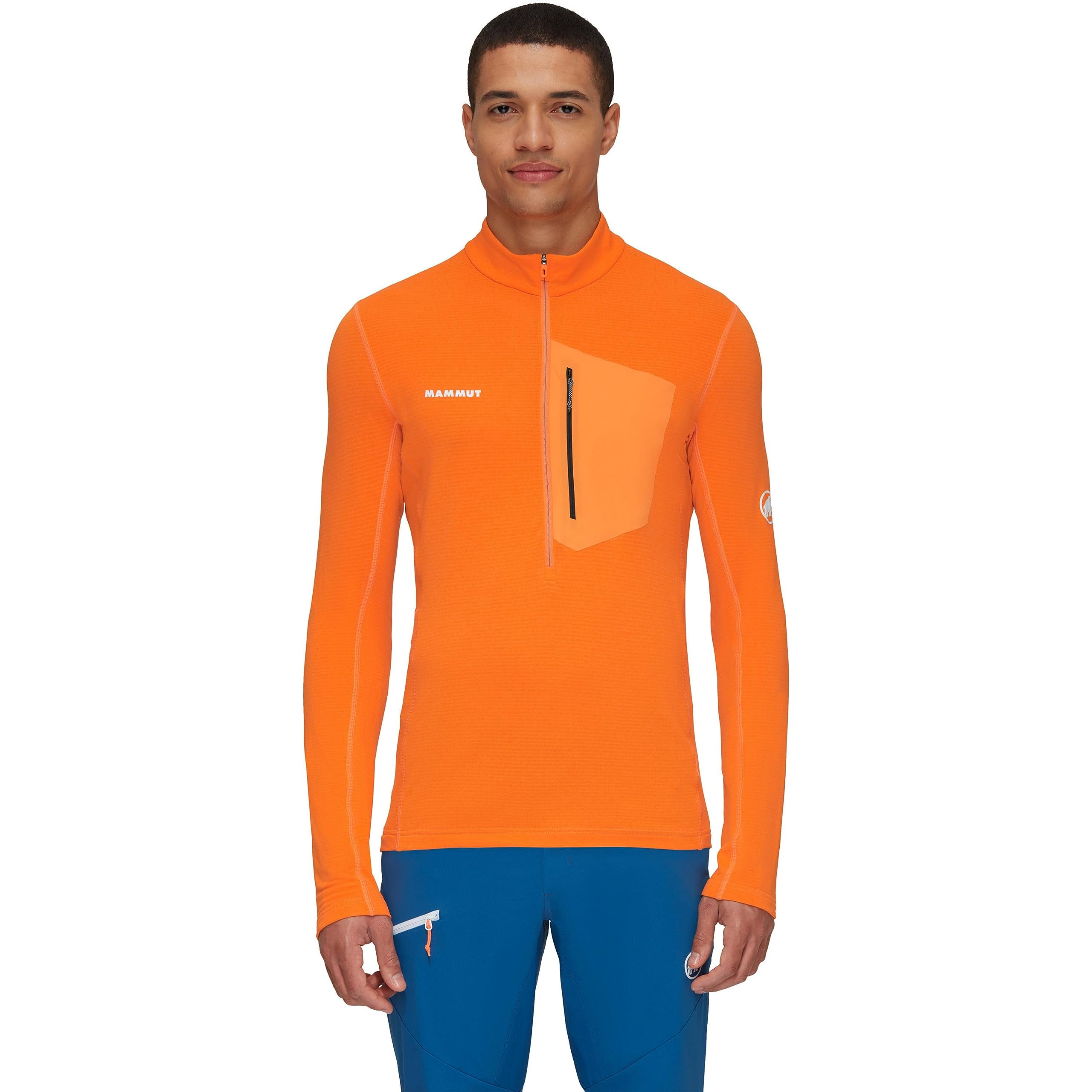 

Aenergy Light ML Полумолния Пуловер Мужской [Mammut] 1014-03780 мандариновый