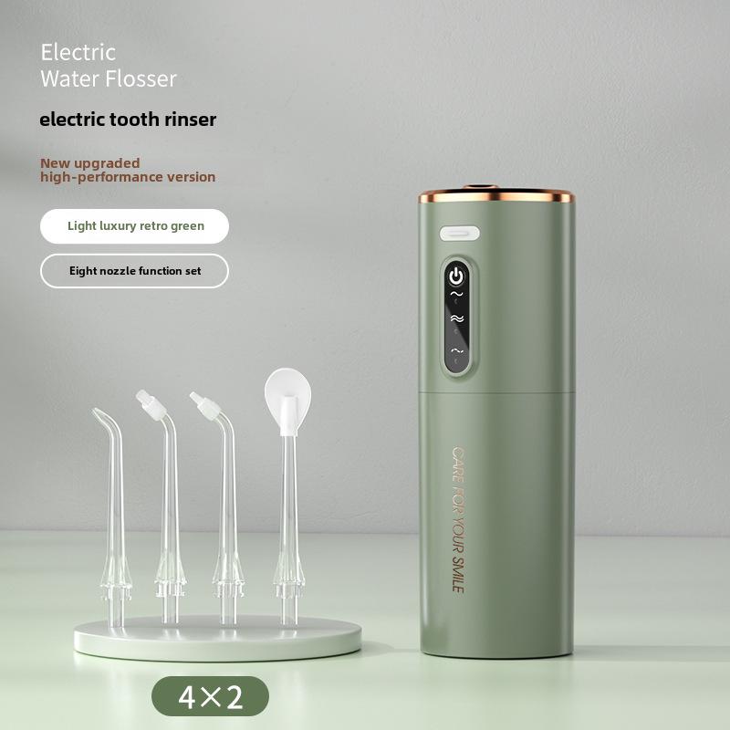 Portable Electric Water Flosser for Dental Care - Handheld Oral Cleaner