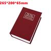 Dictionary Shape Diversion Safe with Combination Lock Money Coin Deposit Bank Cash Valuables Hidden Secret Mini Security Safe