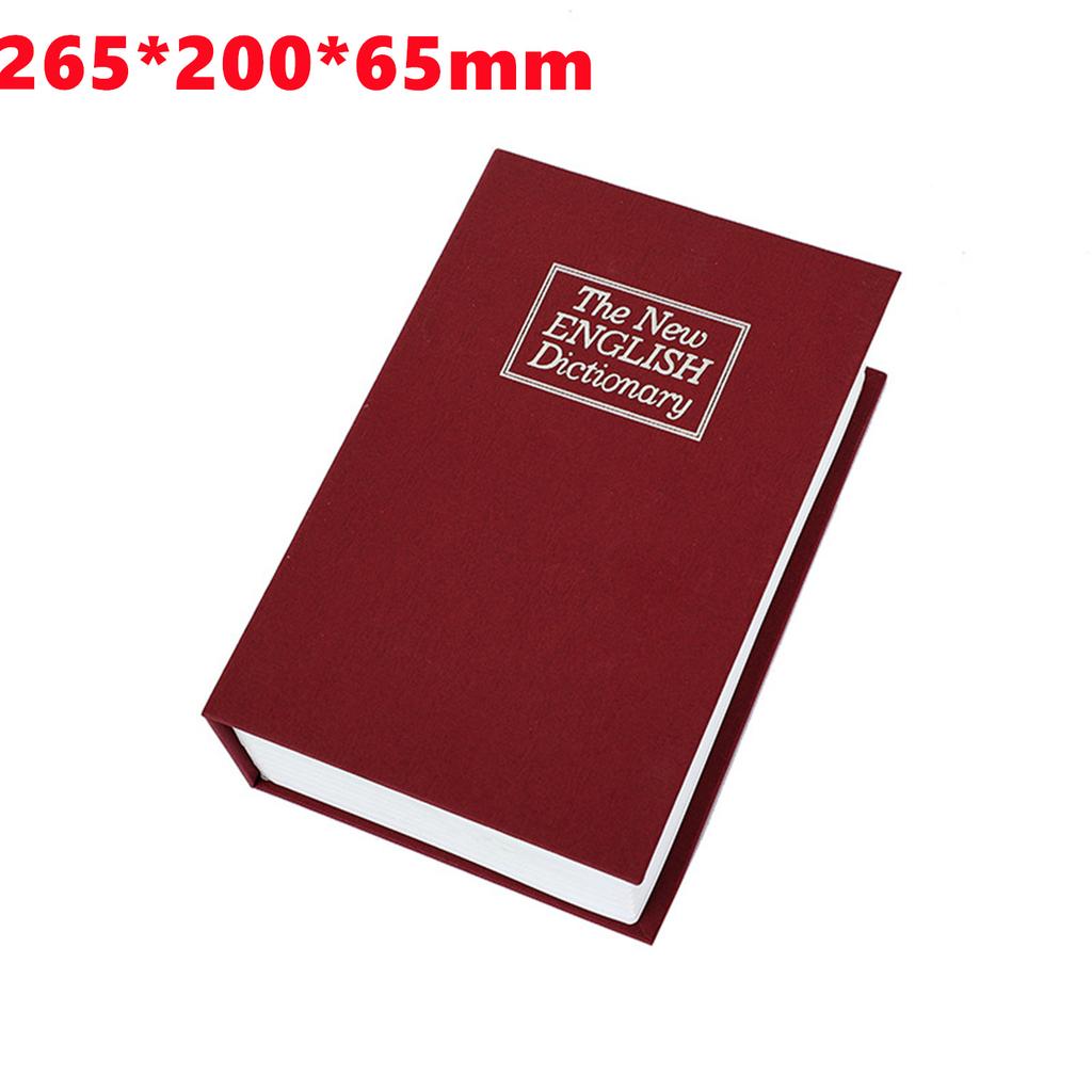 Dictionary Shape Diversion Safe with Combination Lock Money Coin Deposit Bank Cash Valuables Hidden Secret Mini Security Safe