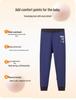 Kids' Warm Cotton Pajamas: Boys' and Girls' Long Sleeve Base Layer Shirts for Teens and Students