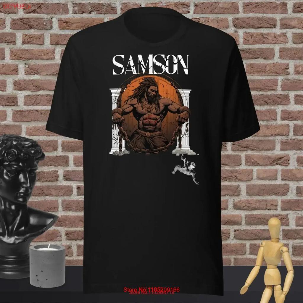 Samson T Shirt Gym Crushing Reps Not Temples Biblical Humor Fitness vintage Washed Casual Unisex streetwear Stylish homme