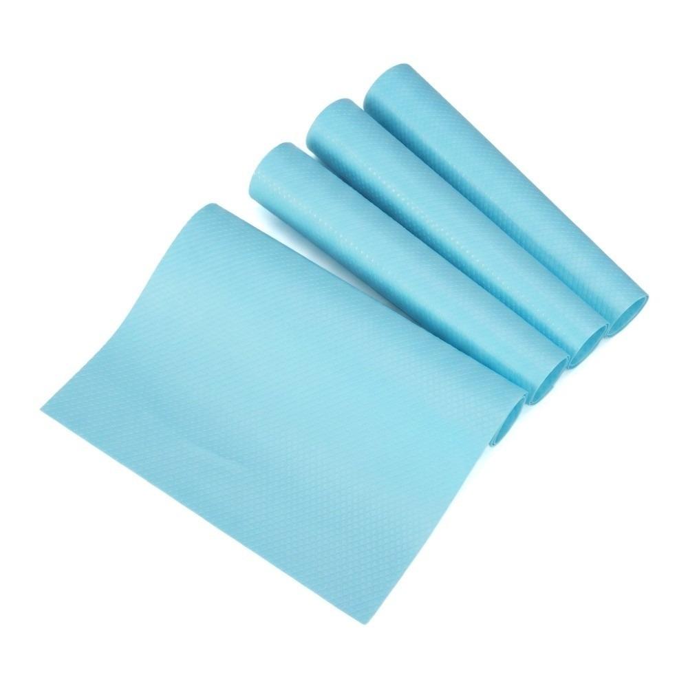 4Pcs Cuttable freely Refrigerator Liner Food grade material Anti-oil Mat  Kitchen drawer lining 4Pcs