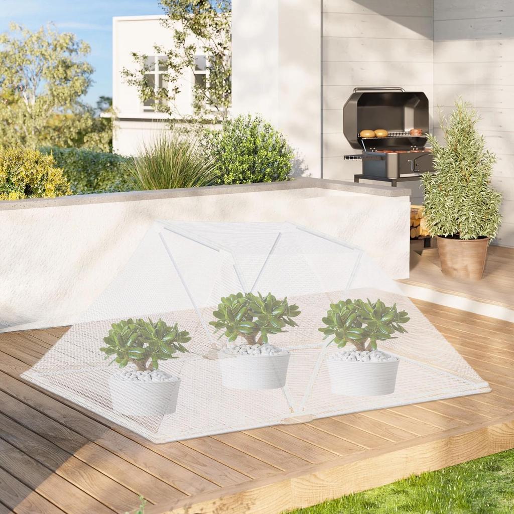 Foldable Plant Protection Cover Insect-Proof Net Bird Barrier Net Terrace Net Cover-Seedling Insulation Cover For Outdoor Garden