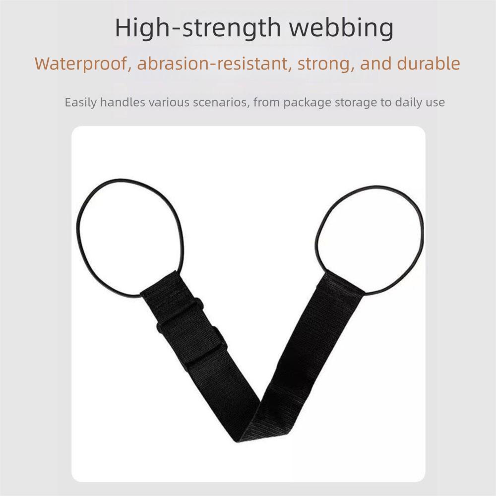 1/2 Stück Vielseitiges Gepäck-Gummiband Tragbare Verstellbare Gepäck-Verbindungsbänder Reisekoffer-Befestigungsband