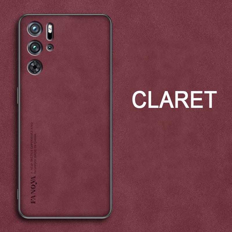 Skinsheep Leather Phone Case For Red Magic 9S Pro Plus Matte Soft Silicone Bumper Full Protection Back Cover For Nubia RedMagic 9 Pro Plus