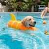 Adjustable Dog Life Vest Shark Shape Dog Swimming Suit Pet Life Jacket  Beach Outdoor