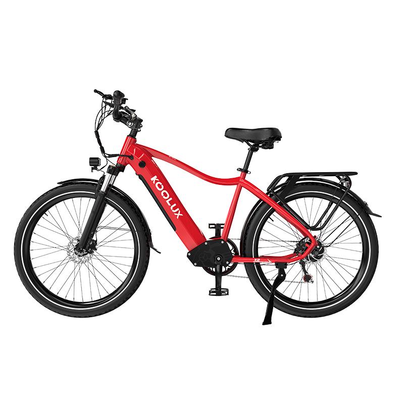 KOOLUX X3 Elektrofahrrad für Erwachsene – 500-W-Motor mit geringem Geräuschpegel, 48-V-15-Ah-Akku, Vorderradfederung für ein komfortables Fahrgefühl