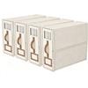 J1UL1N 1Set Foldable Fabric Storage Boxes, Ideal For Sheets, Duvet Covers, And Pillowcases,Bed Sheet Organizers