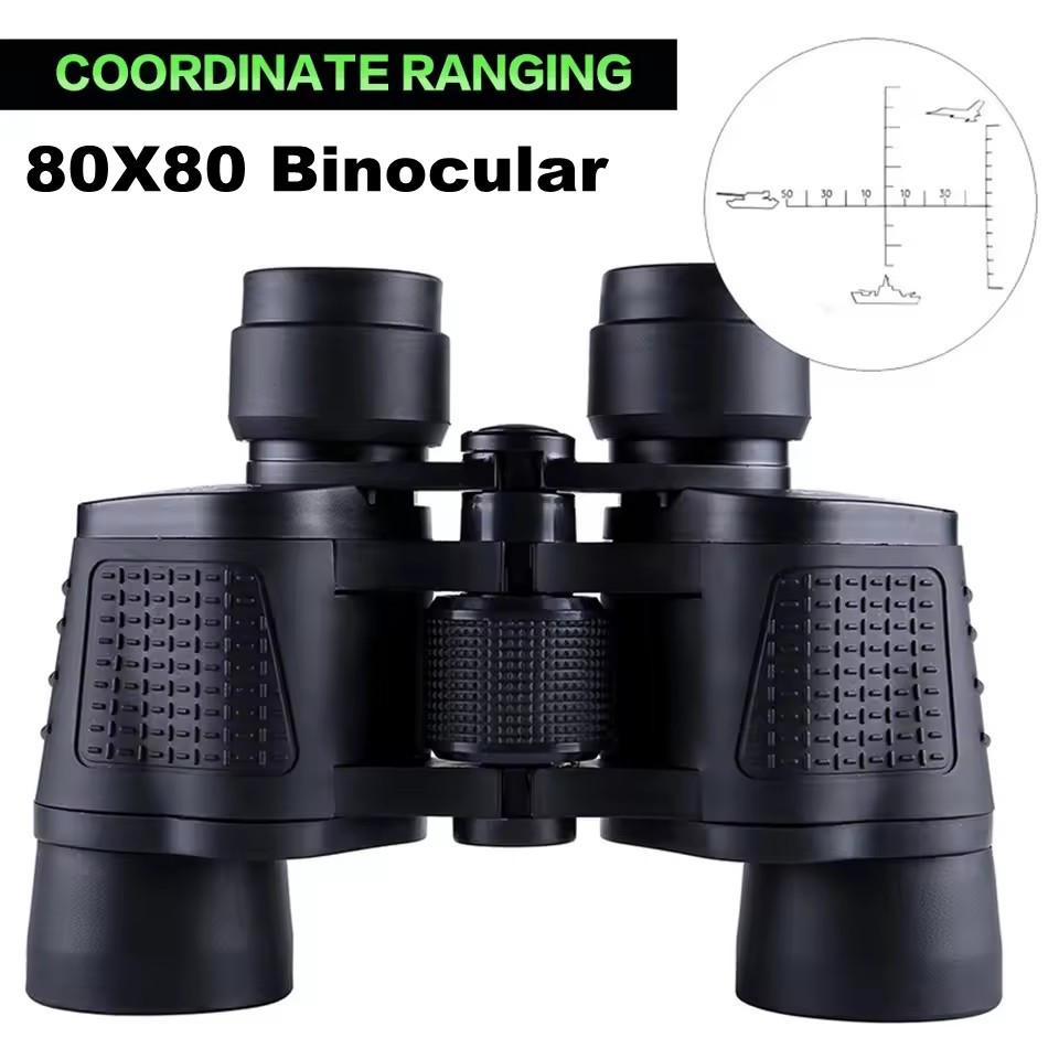 Professional Binoculars 80x80 Long Range 15000m Hd Telescope Low Light Night Vision For Camping Hiking Travel Sports