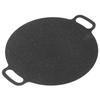 Koreańska Patelnia Grillowa Okrągła Nieprzywierająca Żeliwna Powłoka z Kamienia Medycznego Dobra Izolacja Patelnia do BBQ z Oxfordem