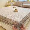 1pc Rose Print Fitted bed sheet with Elastic Band Comfortable and Breathable Single/Queen drap de lit Soft for protector colchon