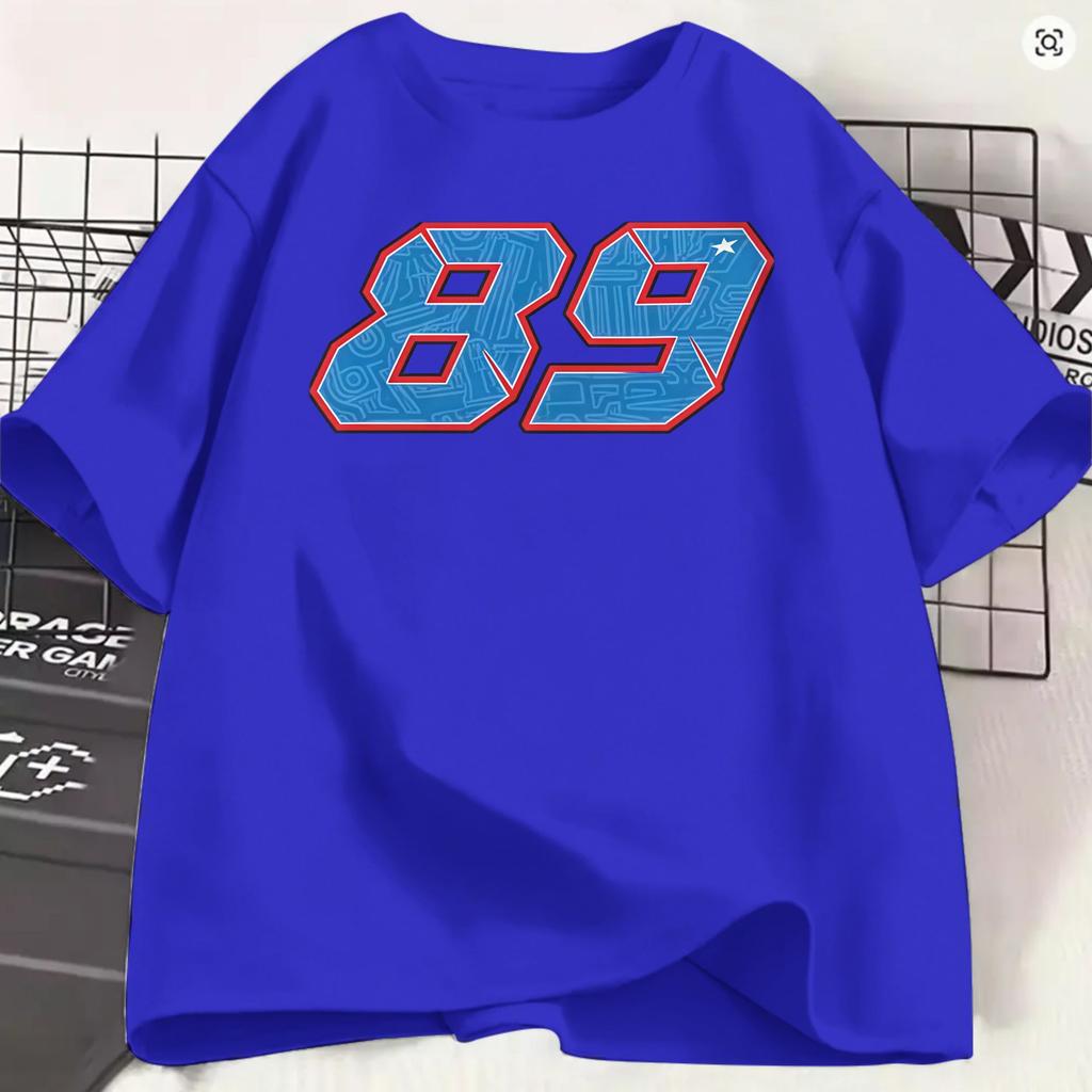 Unisex T-Shirt Jorge Martin 89 Mode 100% Baumwolle T-Shirt Kurzarm T-Shirt Rundhals Oberteile Sommer