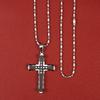 High Quality Cross Titanium Steel Non Fading Necklace,Domineering Trendy Men's hip-hop Pendant Chain,New Handsome Men Women Gift