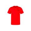 D4T T Shirts Men's Red Crew Neck Moderate Straight Fit DU0385