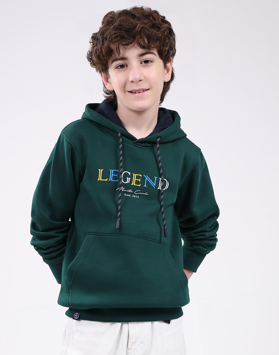 

Monte Carlo Boy s Regular Fit Sweatshirt 4-5 Years темно-зеленого