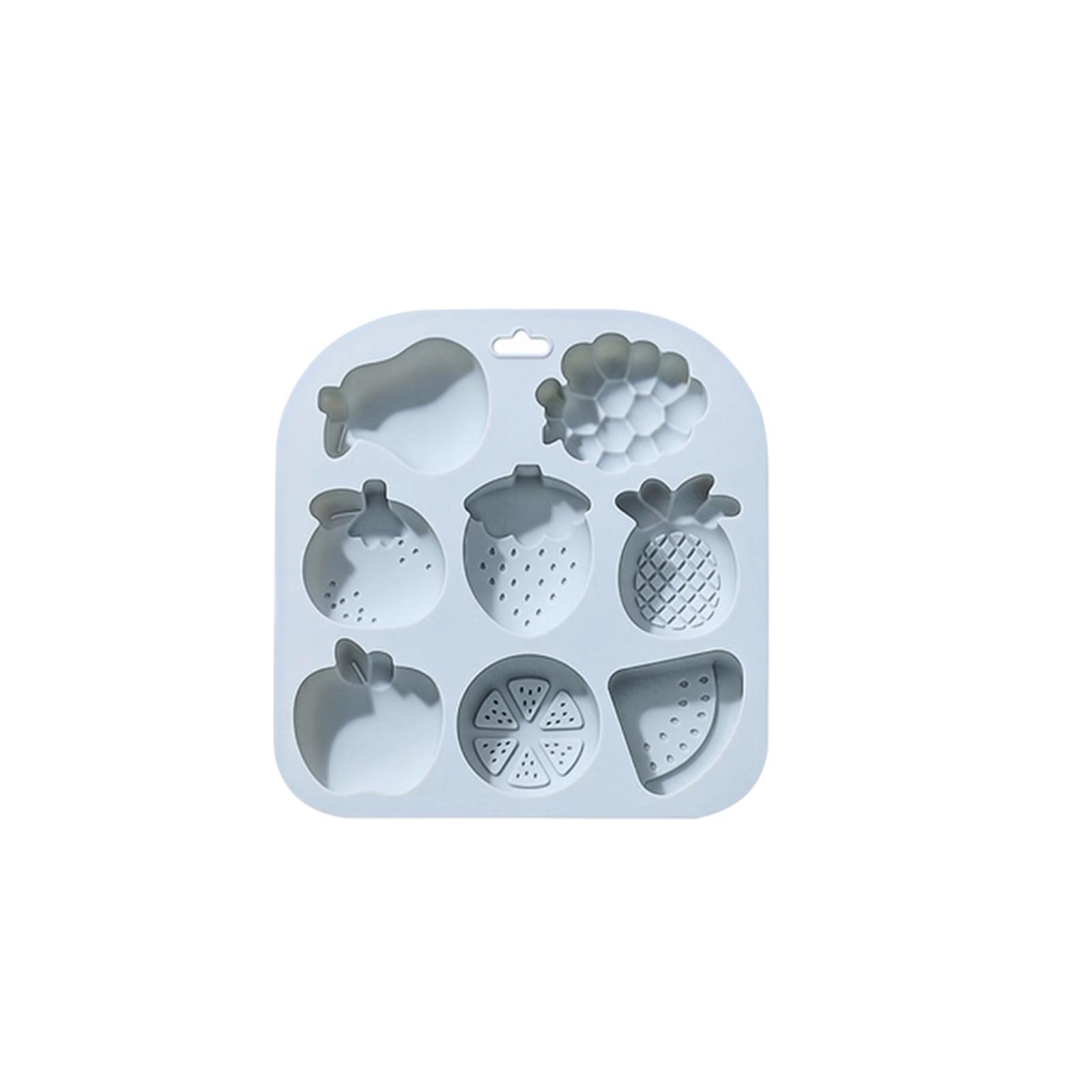 

Flexible Silicone Candy Chocolate Mold Ice Cube Tray Baking Mold for Homemade Gummies and Cake Decorations Non-Stick Durable Kitchen Tool One Size синий