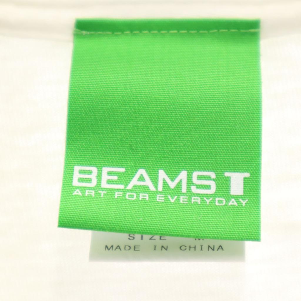 BEAMS T Palm Graphics Palm Graphics Collaboration Smile Print Short Sleeve T-shirt Men's Used
