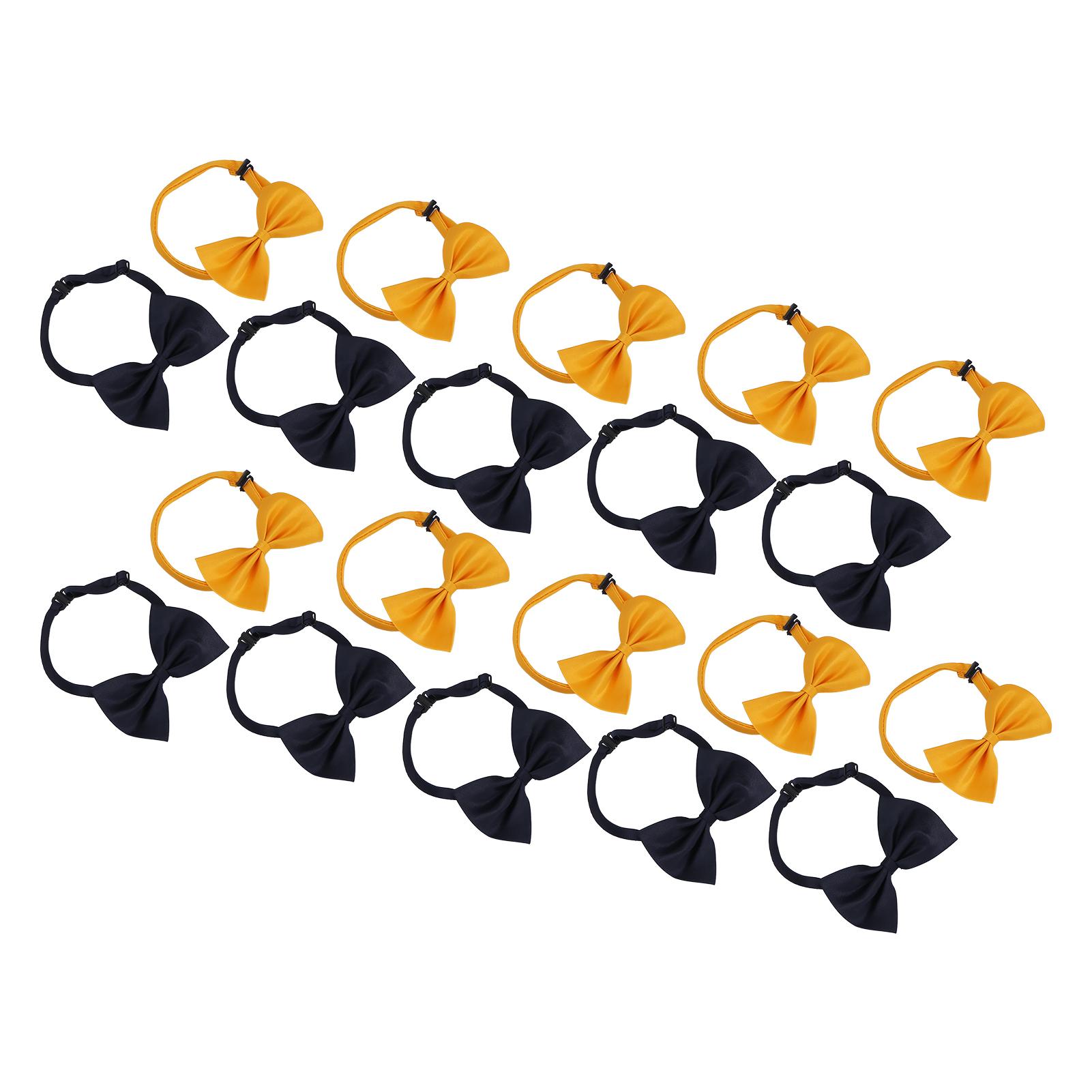 

20Pcs Dog Tie Cat Bow Fashional Cute Adjustable Dog Bow Ties with Adjustable Collar for Small and Medium Pets