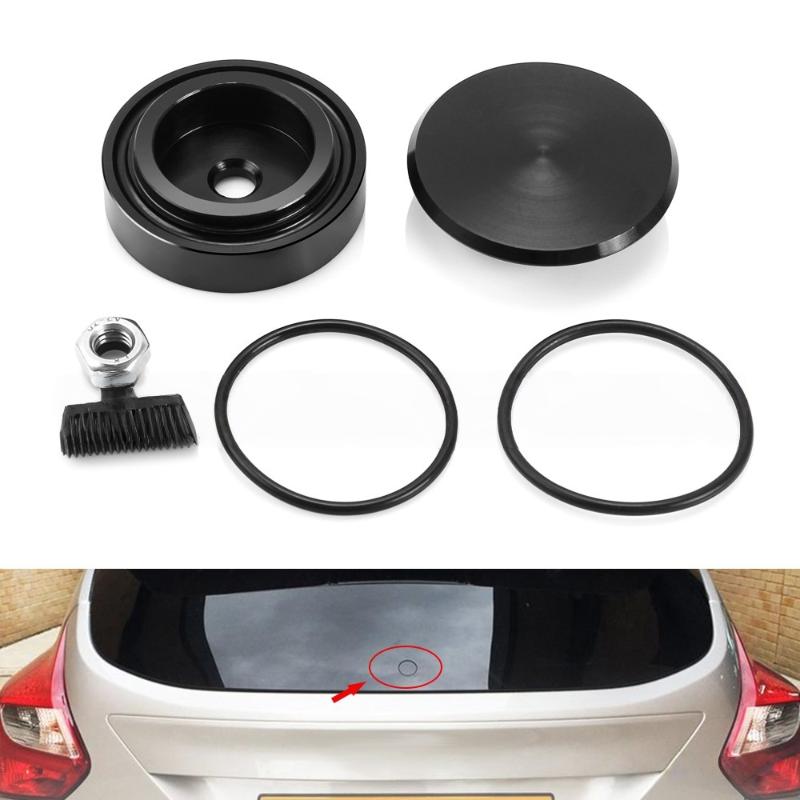 1 Set Universal Waterproof Car Accessories Aluminum Alloy Car Rear Wiper Delete Kit Plug Cap Rear Window Wiper Arm Cover