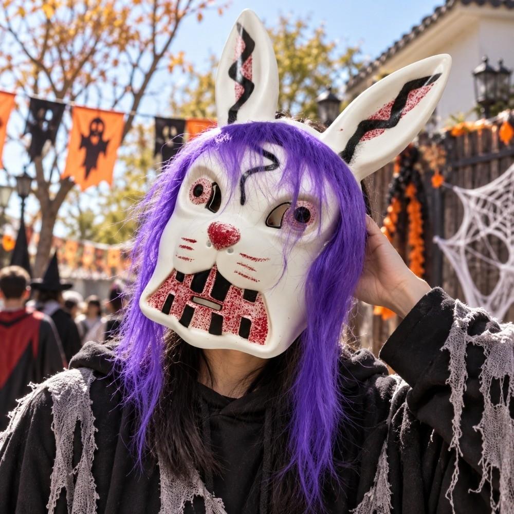 Blutig gruselige Tiere Maske Spukige erschreckende Cosplay Maske Halloween Hasenmaske Halloween Party