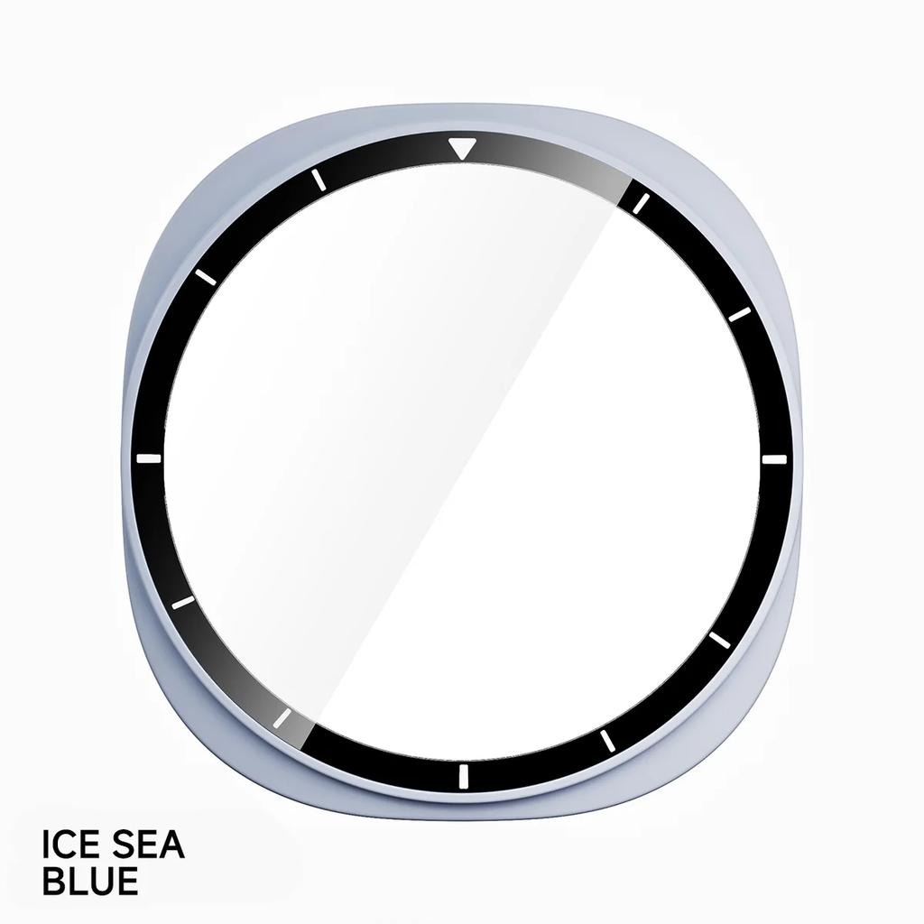 Tempered Glass+ PC Cover for Samsung Galaxy Watch 8 44mm All Coverage Protective Bumper Case for Galaxy Watch 8 40mm Accessories