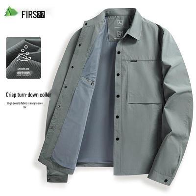 Shanshan Men's Classic Lapel Casual Jacket