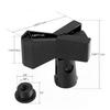 JIMIGUGU Clip-on Microphone Holder with 3/8 To 5/8 Screw Adapter for Easy Installation, Set of 2