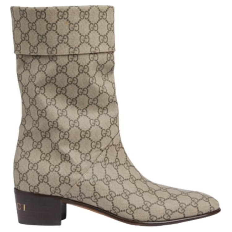 Gucci GG Supreme 45mm Boots 759544 K5I0G 9742