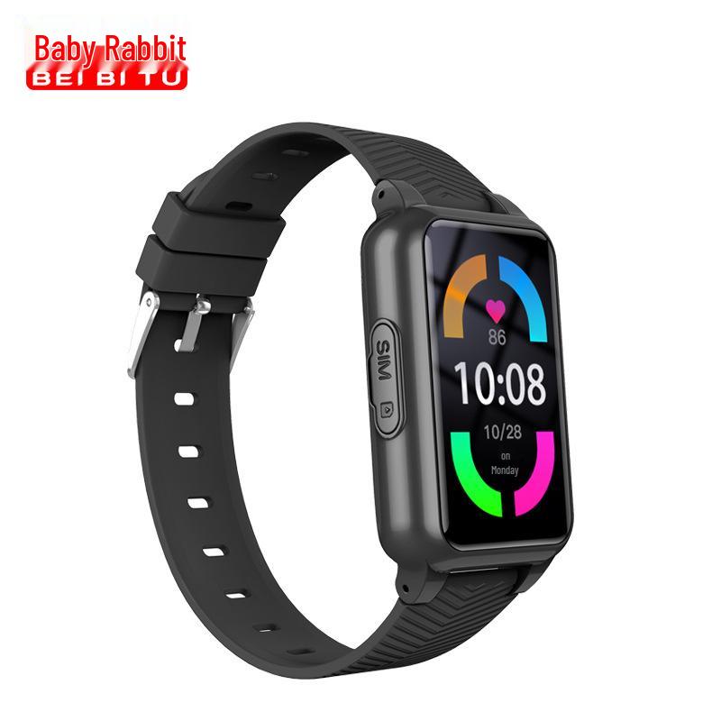 

Умные часы с 4G GPS-трекингом для пожилых людей с мониторингом сердечного ритма, артериального давления и температуры тела чёрный