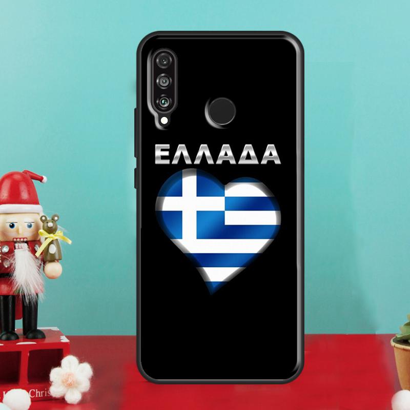 Greece Greek Flag For Huawei Nova 12i 12s 11i 5T Y90 Y70 Y60 Y61 Y91 Y72 9 10 SE P60 Pro P20 P30 P40 Lite Case