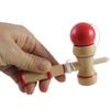 1pc Wooden Kendama Japanese Wrist Training Props Red / Blue Exercise Agility And Flexibility Portable Fitness Equipment TMZ