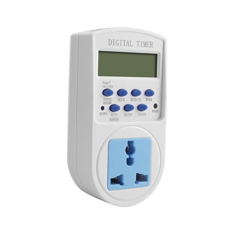 1PC European and British regular socket time control switch time control advertising light electric vehicle charging automatic power failure