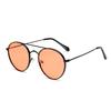 Harajuku Retro Sunglasses Women's Metal Frame Marine Lens Transparent Lens Sunglasses Men