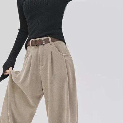 Maillard Damen Cordhose mit hohem Bund - Herbst/Winter 2024, Slim Fit, gerades weites Beindesign.