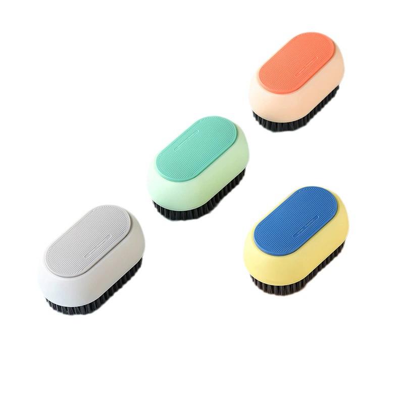 Cepillo de limpieza multifuncional de mango largo para calzado y ropa de uso doméstico