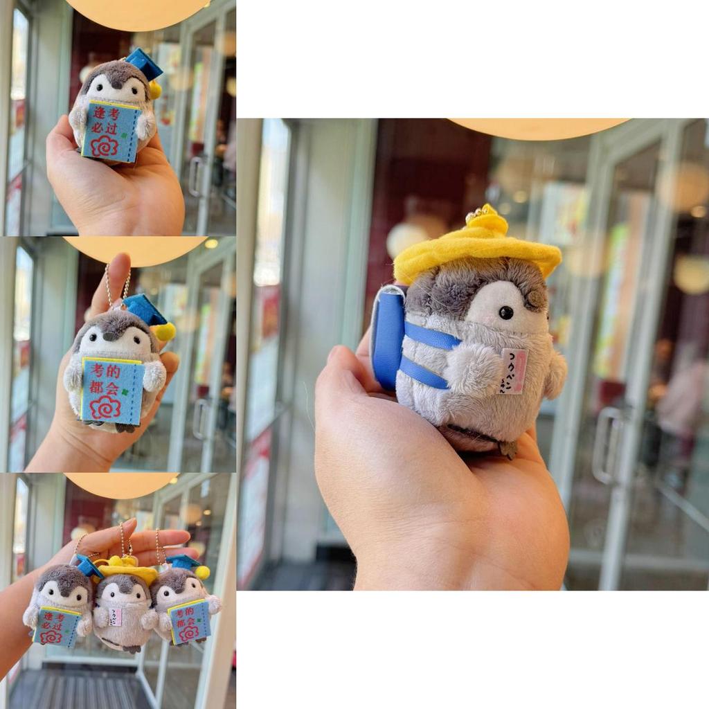 Energy Penguin Plush Doll With Keychain And Notebook Decoration For Gift Or Collection