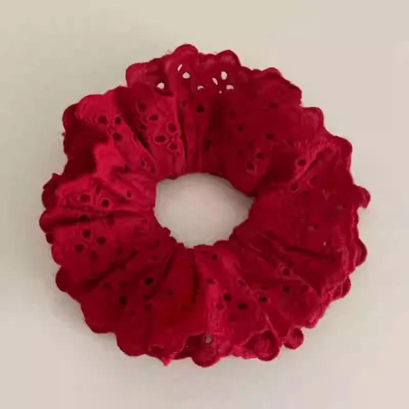 Sparkling Rhinestone Hair Rope Large Intestine Elastic Scrunchies Headband For Ponytail Female Hair Ring Hair Accessories K0